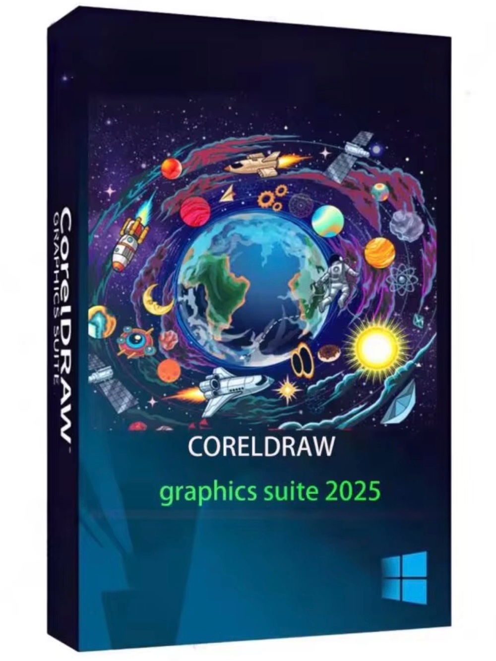 CorelDRAW Graphics Suite 2025 DVD - Lifetime For Windows
